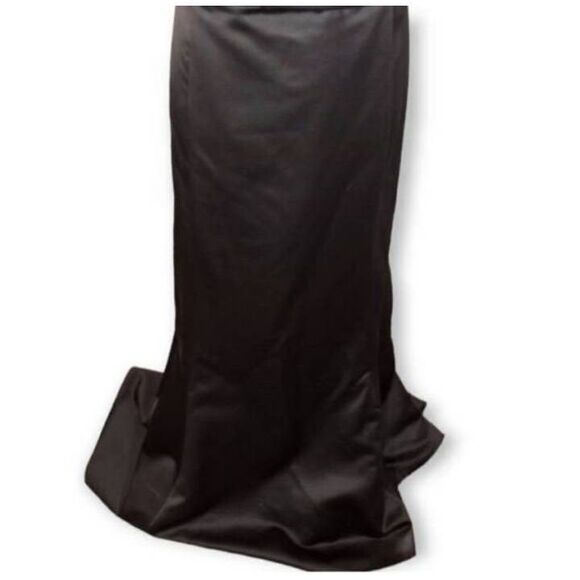 DAVID'S BRIDAL BLACK BRIDESMAID DRESS SZ.26 EUC. - Picture 6 of 9